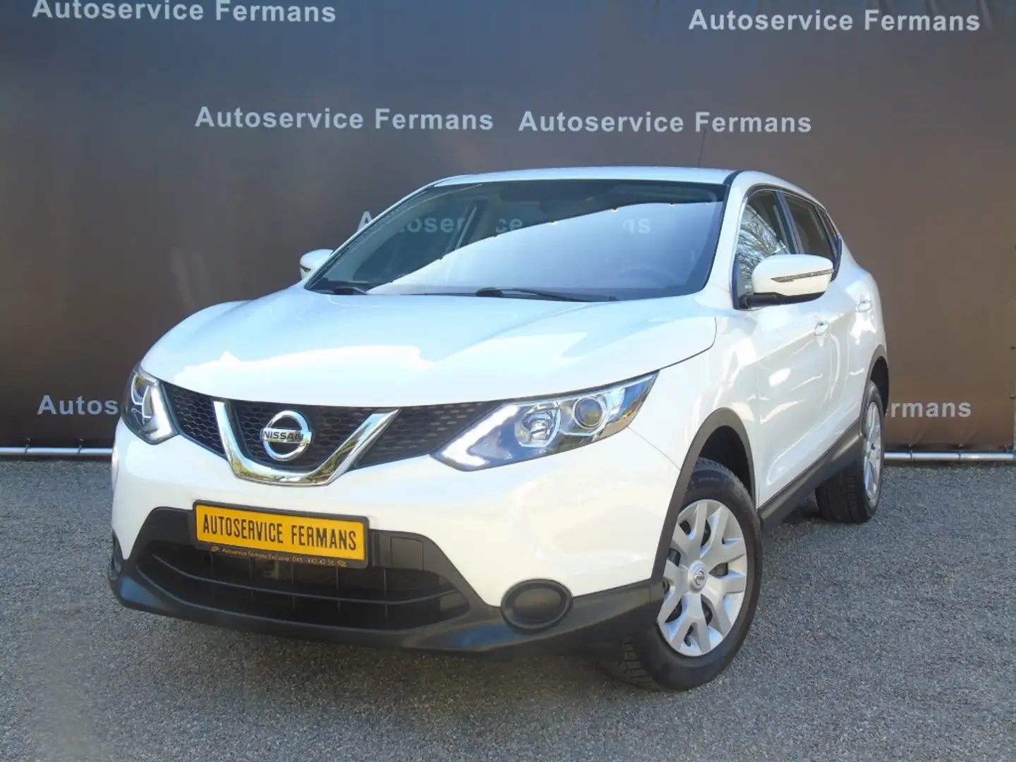 Nissan Qashqai 1.2 Acenta - 2015 - 118DKM - Airco - 5 deurs Wit - 1