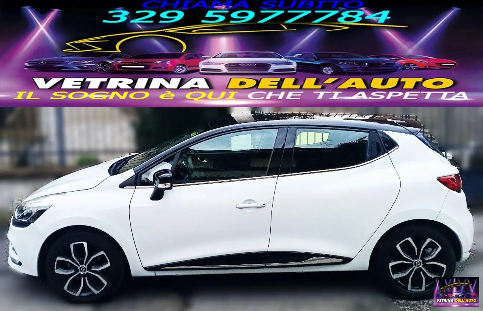 Renault Clio 1.2 75 CV 5p. Intens Weiß - 2