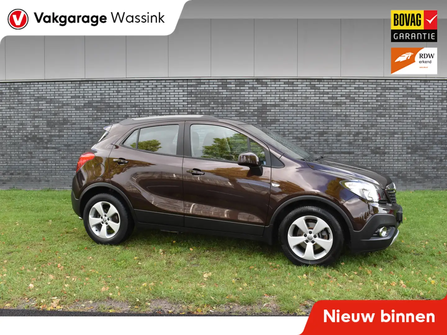 Opel Mokka 1.4 T Cosmo`Automaat, Leder, Navi, Clima Automaat Brun - 1