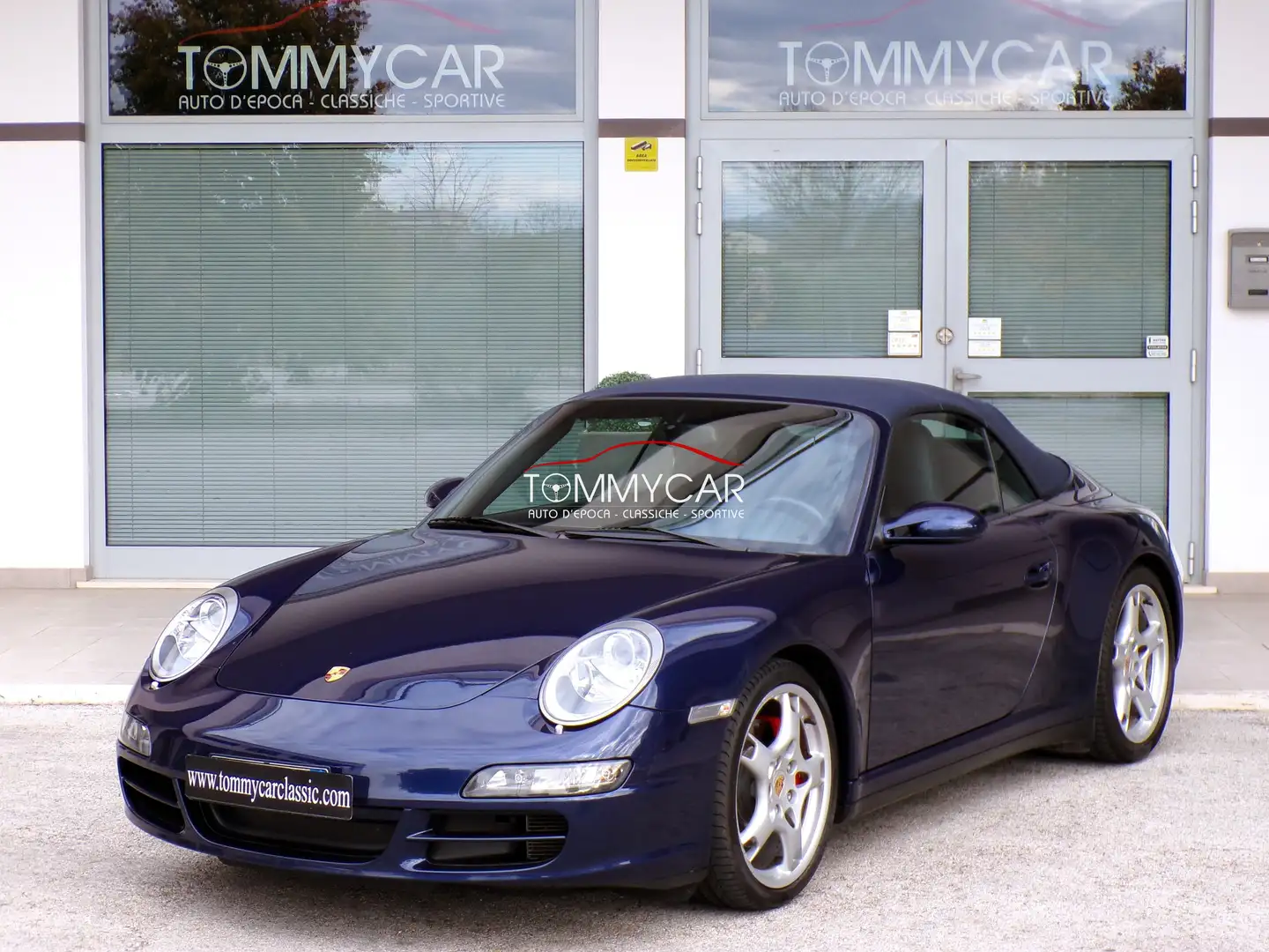 Porsche 911 997 Carrera 4S Cabrio 86000 km/Manuale/IT/Serv. CP Bleu - 1