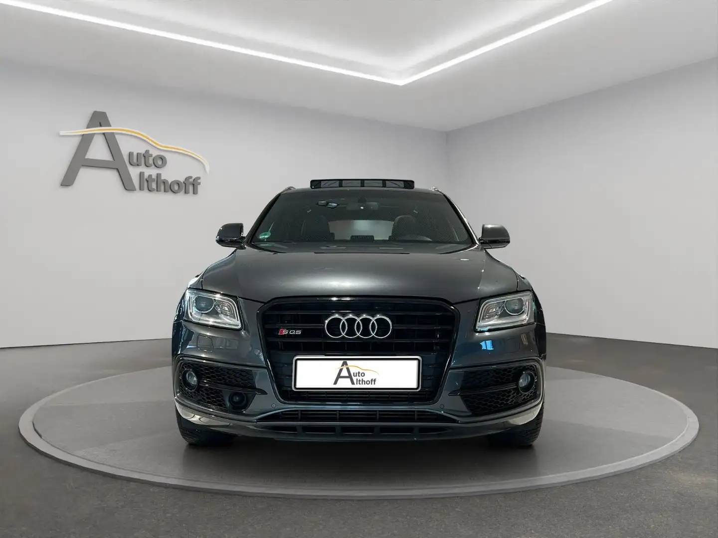 Audi SQ5 3.0TDI competition qu. AHK PANO KAM B&O Gris - 2