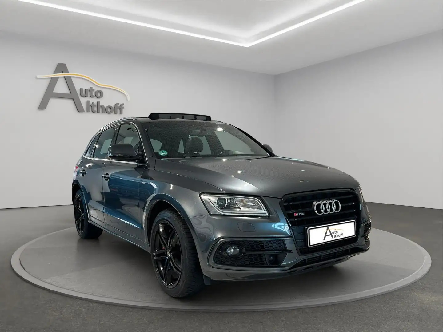 Audi SQ5 3.0TDI competition qu. AHK PANO KAM B&O Gris - 1