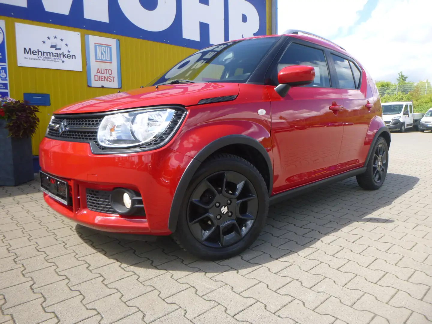 Suzuki Ignis 1.Hand; 12 Mon. Garantie; Sitzheizung; TOP Auto! Rot - 1