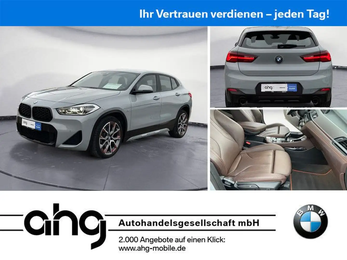 BMW X2 sDrive20i Edition M Mesh Steptronic DCT Navi Gris - 1