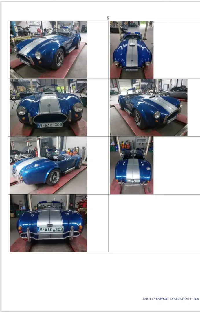 AC Cobra 5.0l V8 Albastru - 1
