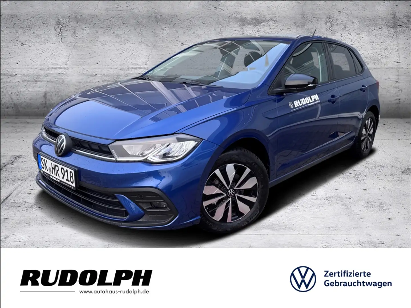 Volkswagen Polo 1.0 TSI Goal 5-Gang LED Navi BT SHZ PDC Klima ACC Blau - 1