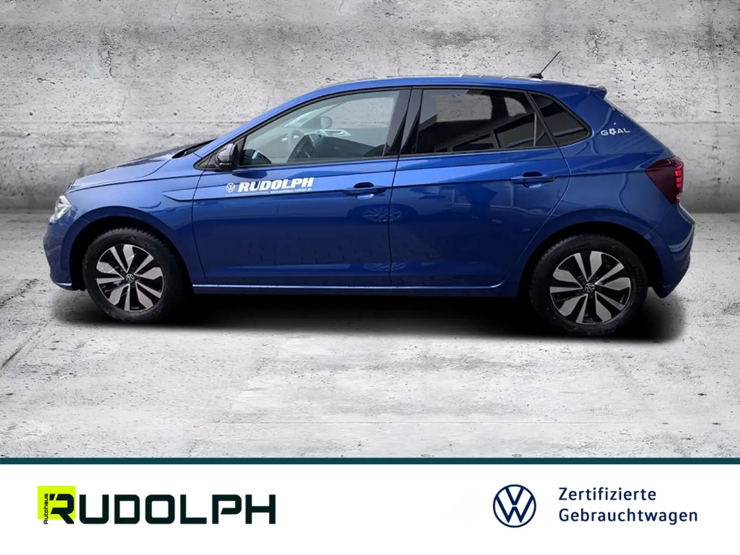 Volkswagen Polo Goal 1.0 TSI 5-Gang LED Navi BT SHZ PDC Klima ACC Blau - 2