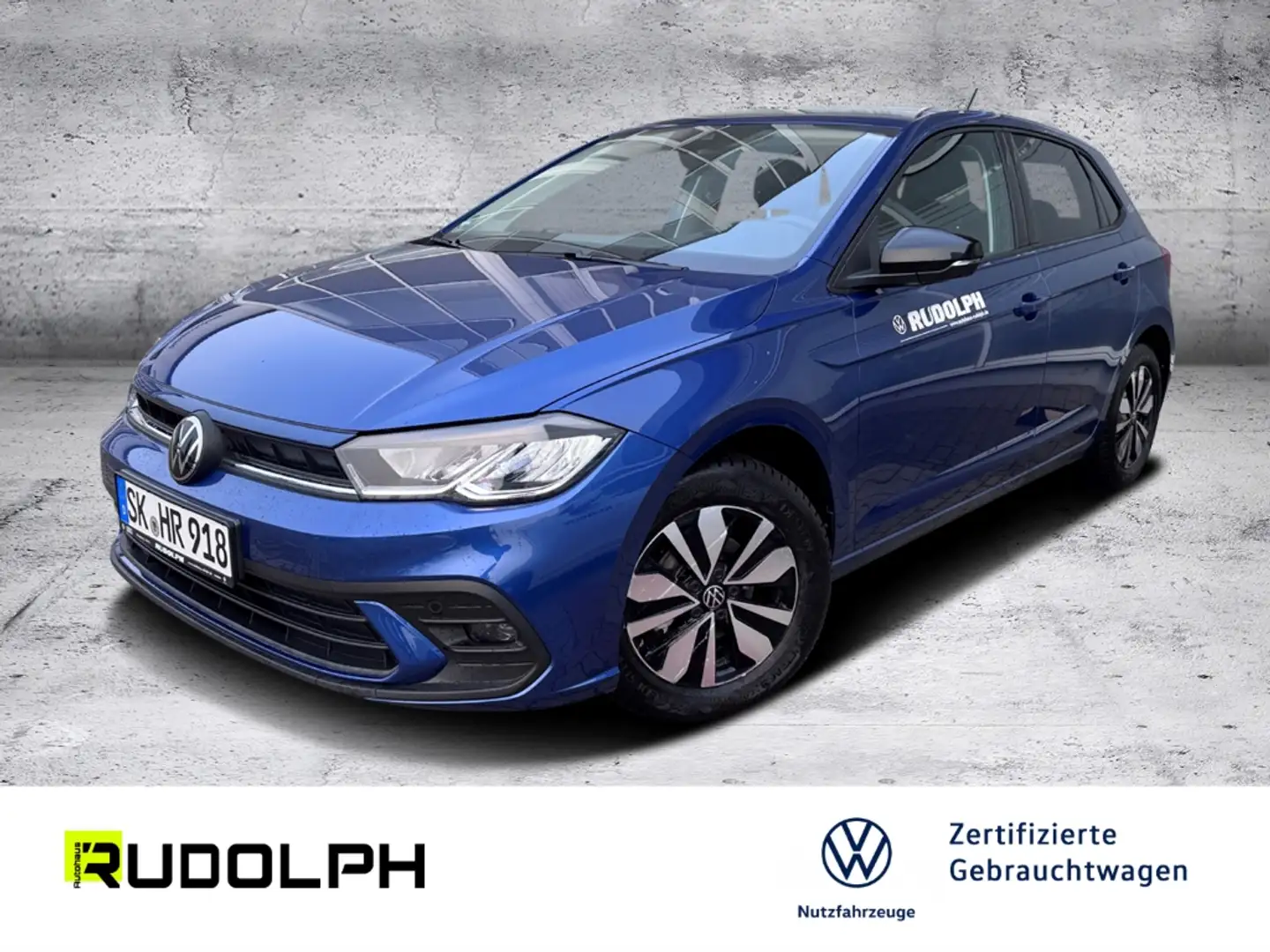 Volkswagen Polo 1.0 TSI Goal 5-Gang LED Navi BT SHZ PDC Klima ACC Blau - 1