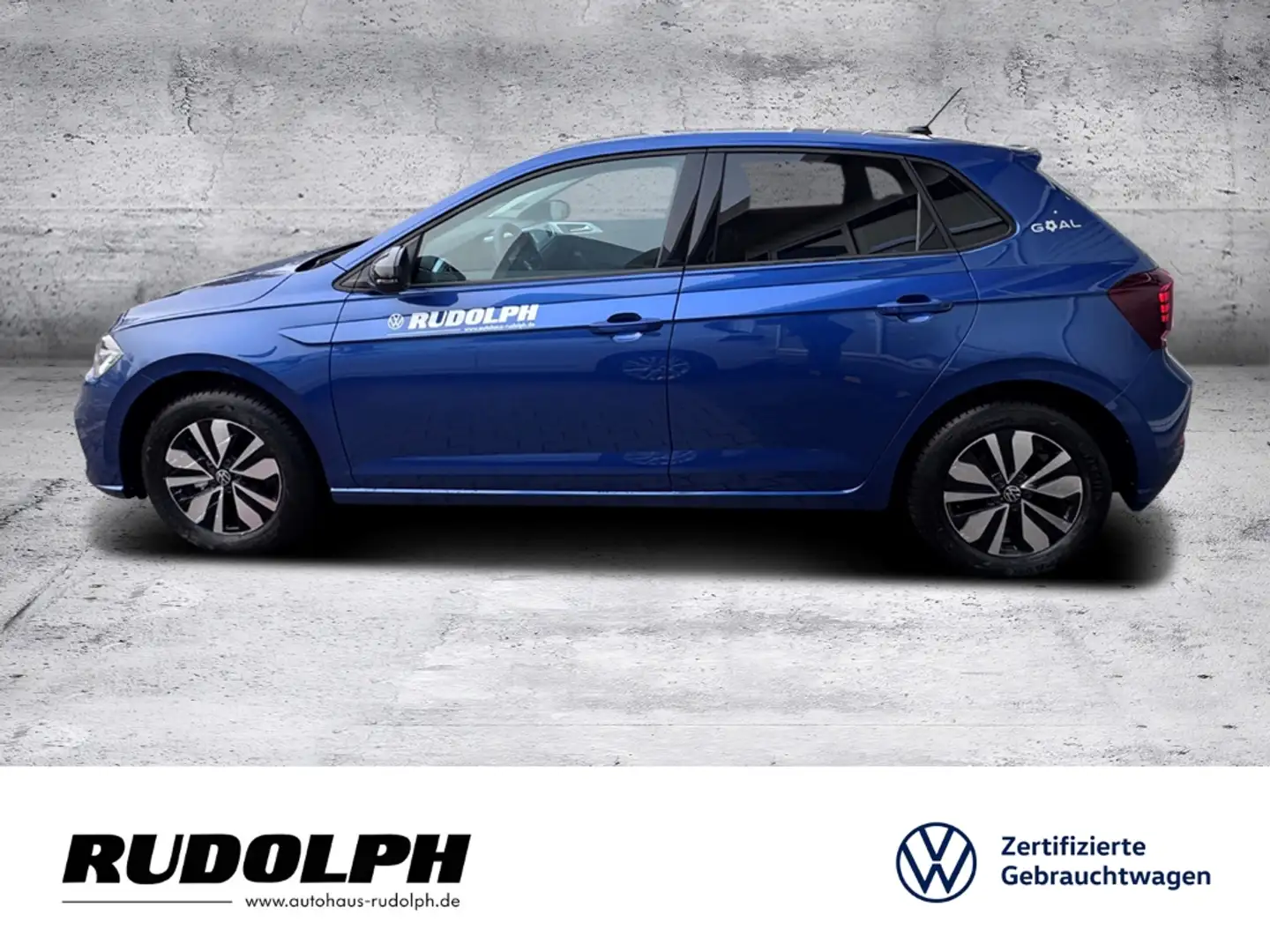 Volkswagen Polo 1.0 TSI Goal 5-Gang LED Navi BT SHZ PDC Klima ACC Blau - 2