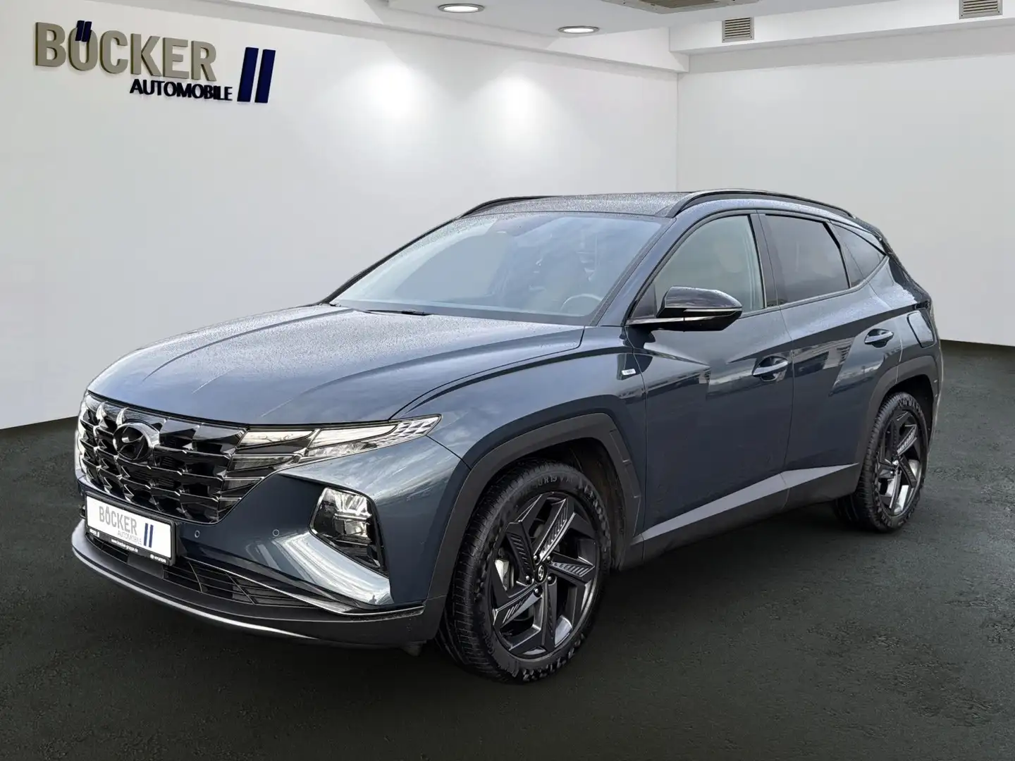 Hyundai TUCSON 1.6 T-GDi 48V Blackline PANO 8-FACH ACC LED Blau - 1