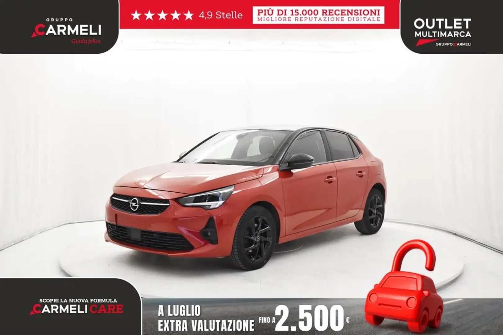 Opel Corsa 1.2 GS s&s 100cv Rosso - 1