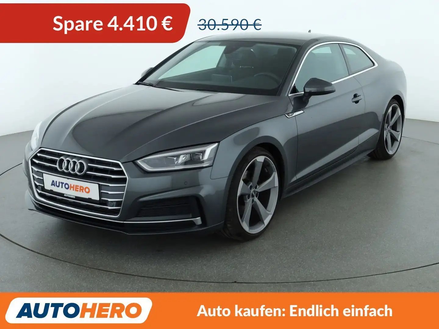 Audi A5 40 TFSI Design Aut.*S-LINE*LED*TEMPO*CAM*PDC* Grau - 1