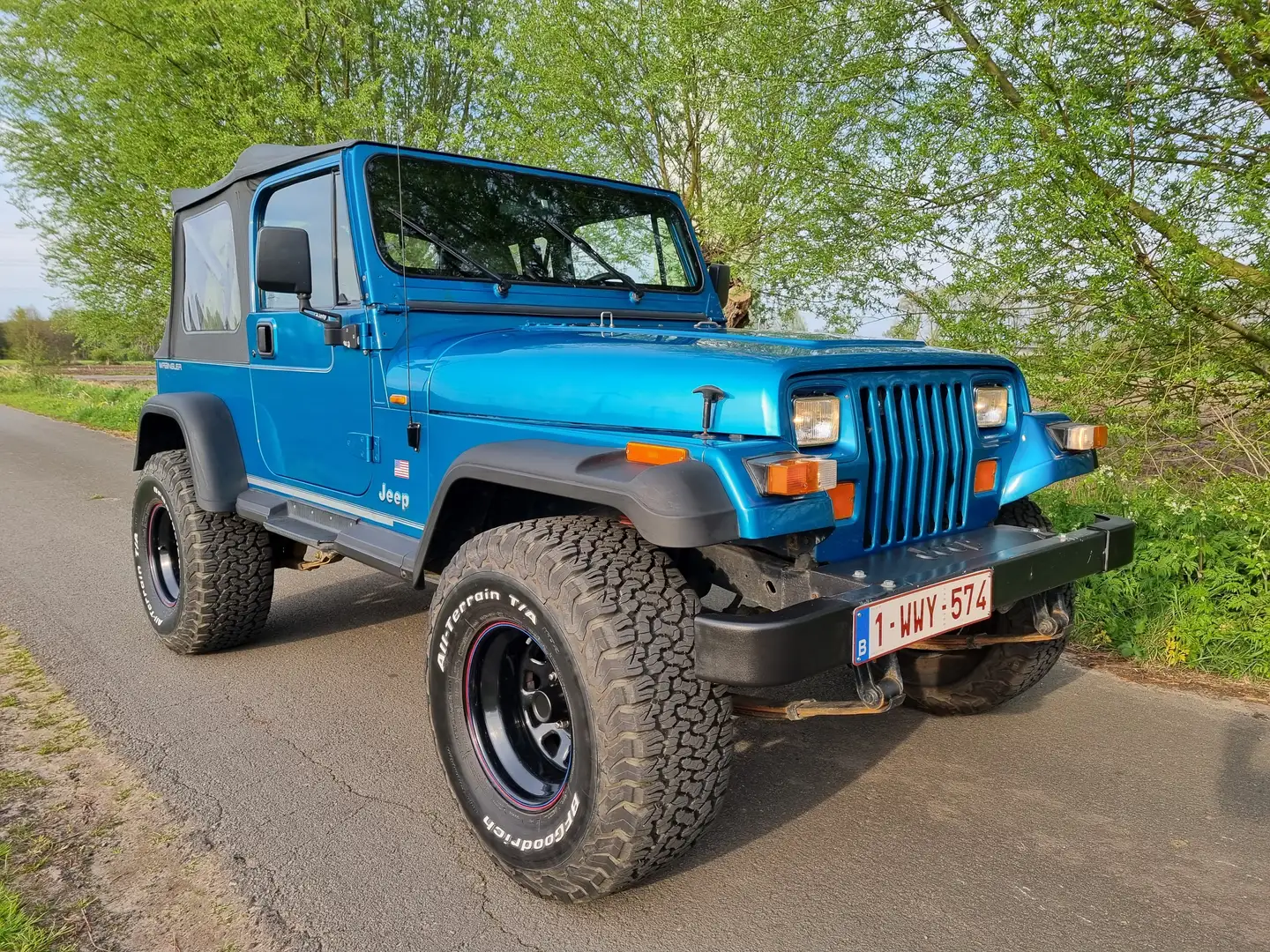 Jeep Wrangler 4.0HO - OLDTIMER - MOOIE ORIGINELE STAAT - CARPASS Albastru - 1