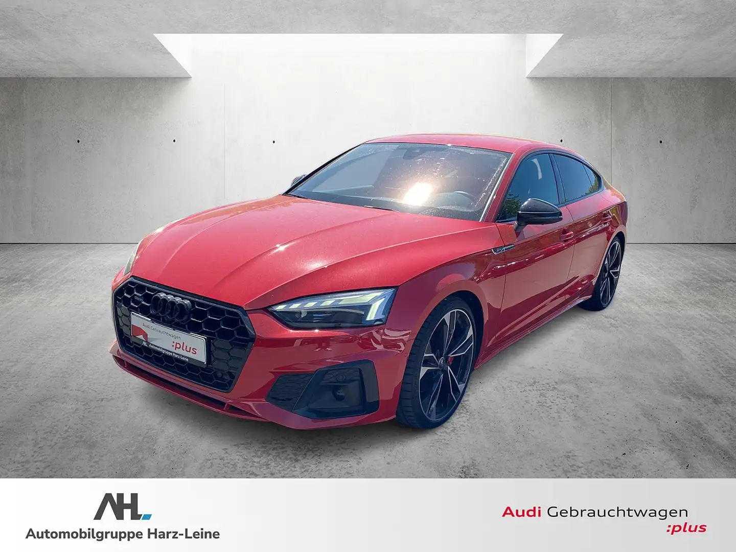 Audi A5 Sportback 45 TFSI quattro 2x S line, AHK, RFK Rot - 1