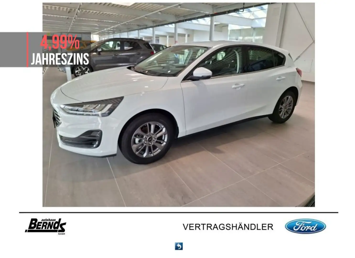 Ford Focus 1.0 EcoBoost Hybrid TITANIUM STYLE 4,99% eff. Zins Weiß - 1