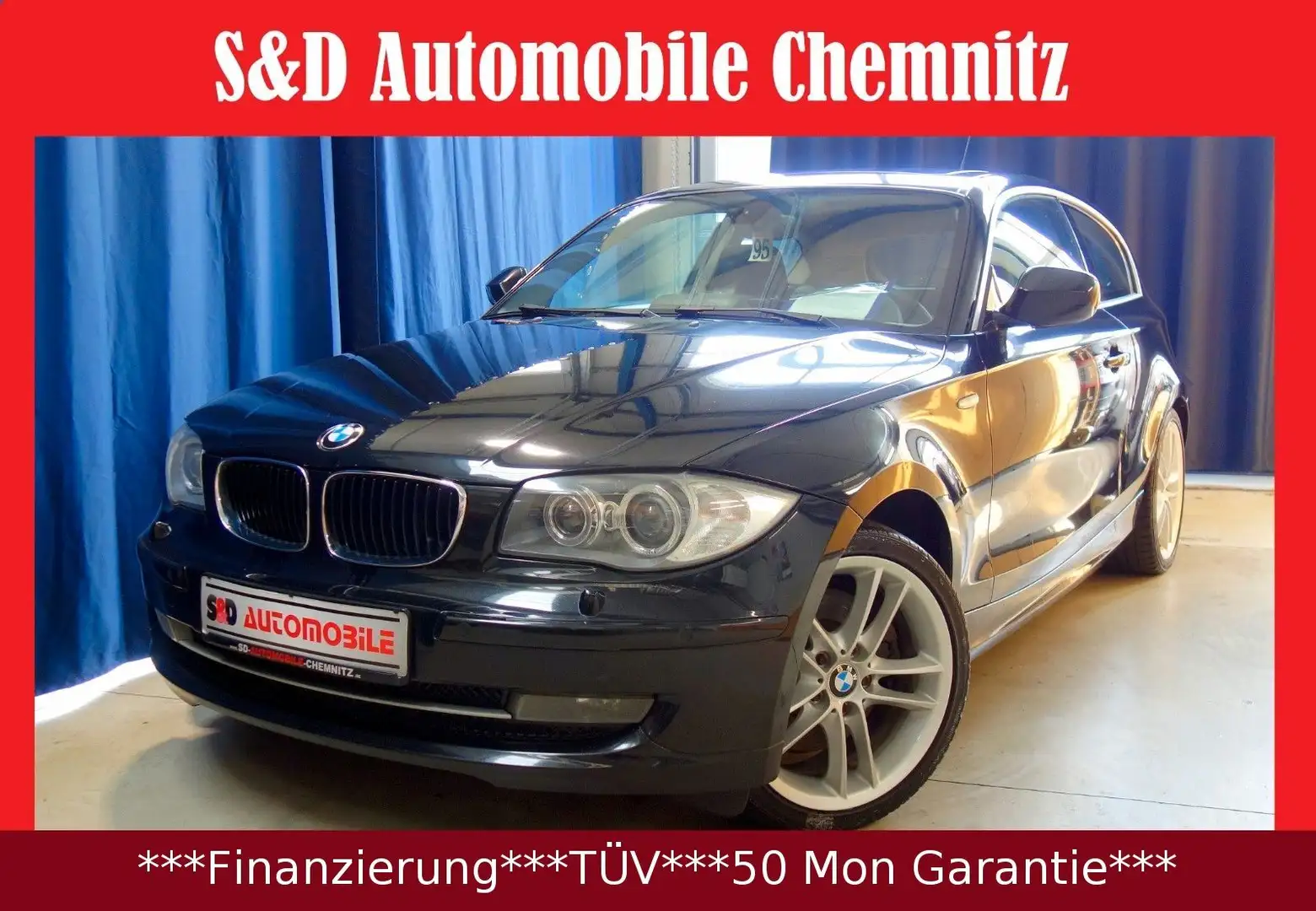BMW 123 Baureihe 1 Lim. 123d" luxury line"TÜV"VOLL" Černá - 1