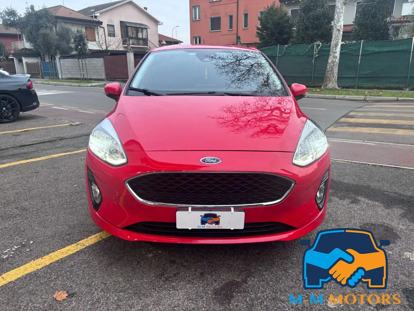 Ford Fiesta 1.1 75 CV 5 porte Connect UNICO PROPRIETARIO Rosso - 2