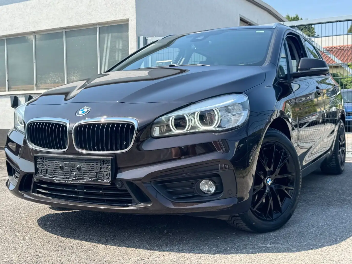BMW 218 D ADVANTAGE AUTOMATİK NAVI PDC AHK 1 HAND Brun - 2