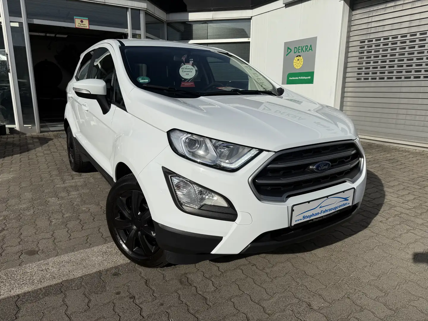 Ford EcoSport 5trg. mit Klimaanlage/ABS/ESP/ZV/EFH/EURO6 d-Temp/ Fehér - 1