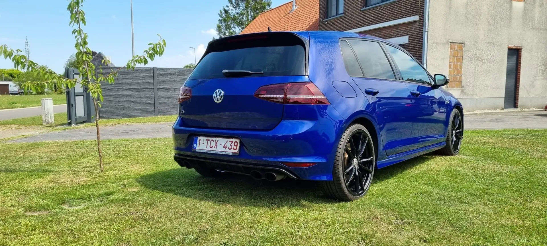 Volkswagen Golf Volkswagen Golf 7 2.0 TSI R 4Motion Blauw - 2