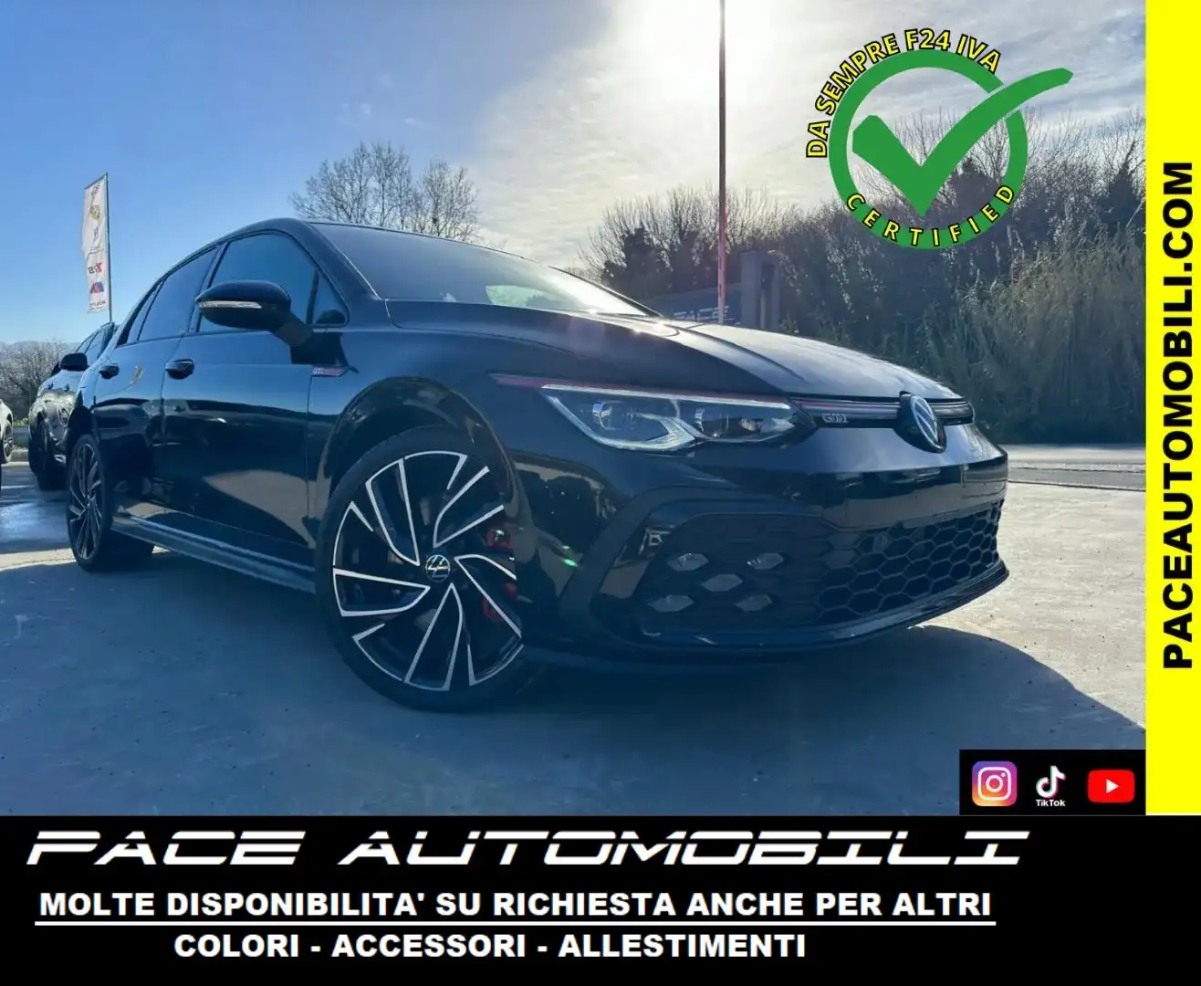 Volkswagen Golf GTI DSG ACC NAVI KEYLESS PDC LED MATRIX NAVI KAMERA Nero - 1