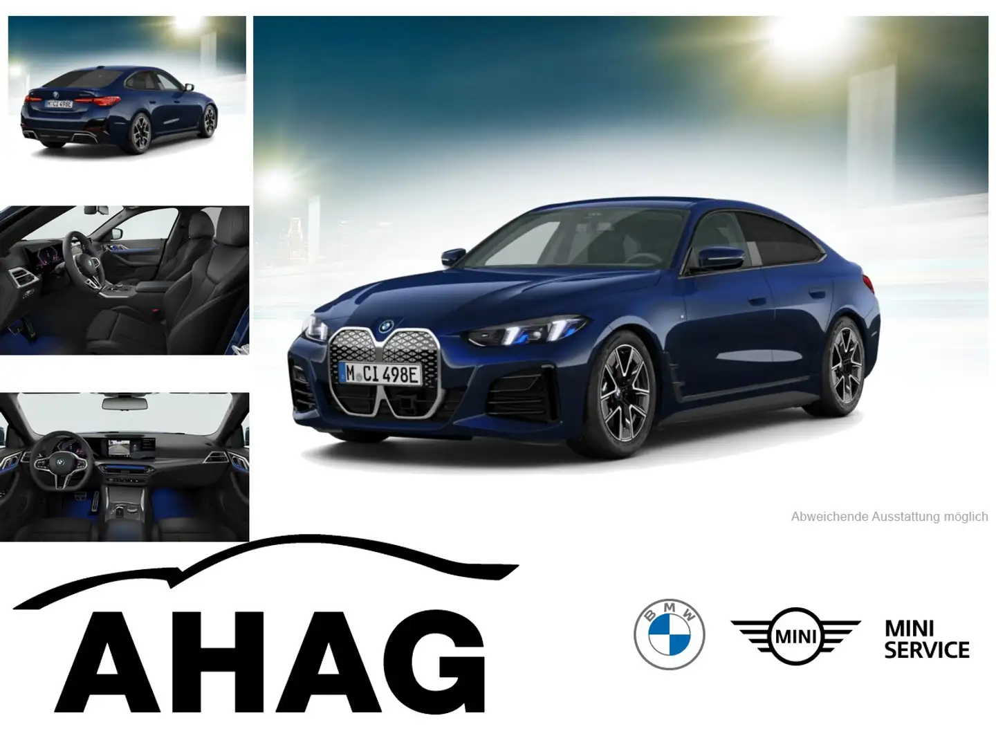 BMW i4 eDrive40 M Sportpaket Klimaaut. Komfortzugang Blau - 1