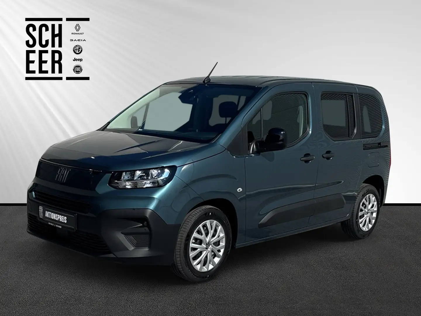 Fiat Doblo 1,5 130PS BlueHDi S&S Serie 3 Blauw - 1