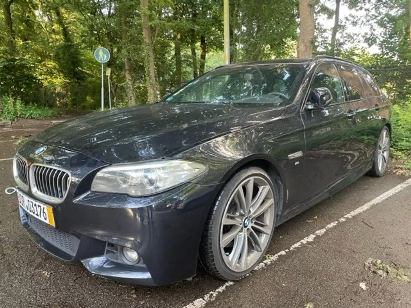 BMW 535 M-PAKET PANORAMA MOTORSCHADEN Černá - 1