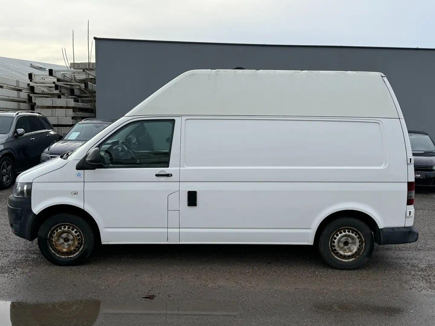 Volkswagen T5 Transporter  Kastenwagen Hochdach-lang 2,0TDI/ Weiß - 2
