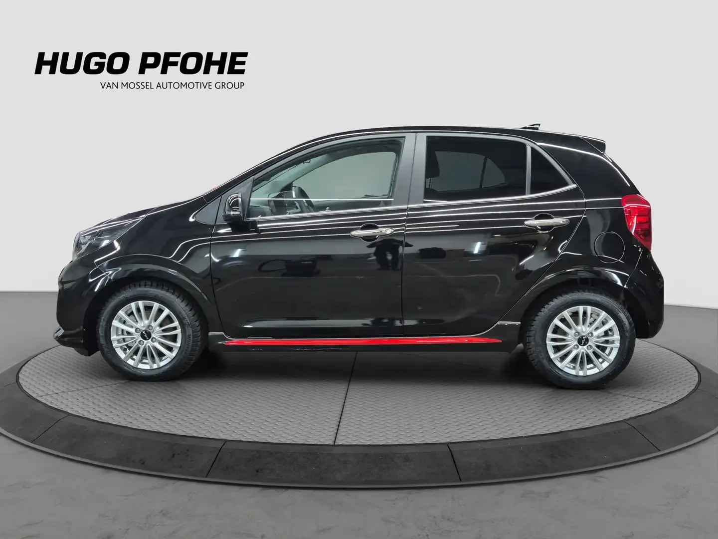 Kia Picanto GT-Line 1.2 AMT / Leder/Navi/ Scheckheft SD Navi S Schwarz - 2