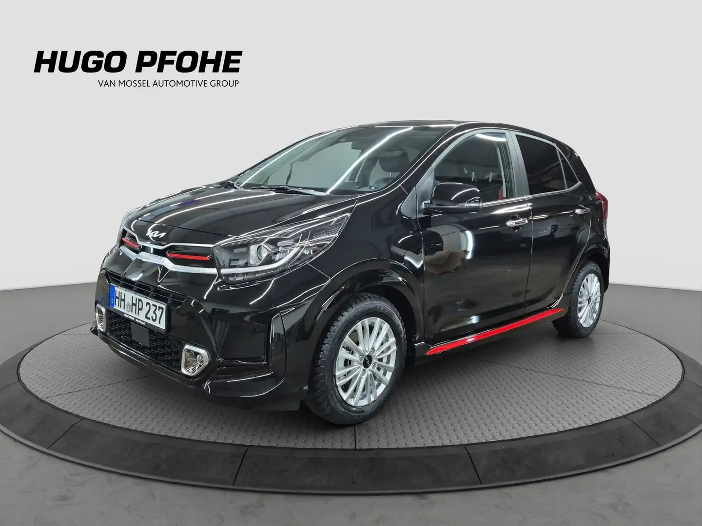 Kia Picanto GT-Line 1.2 AMT / Leder/Navi/ Scheckheft SD Navi S Schwarz - 1