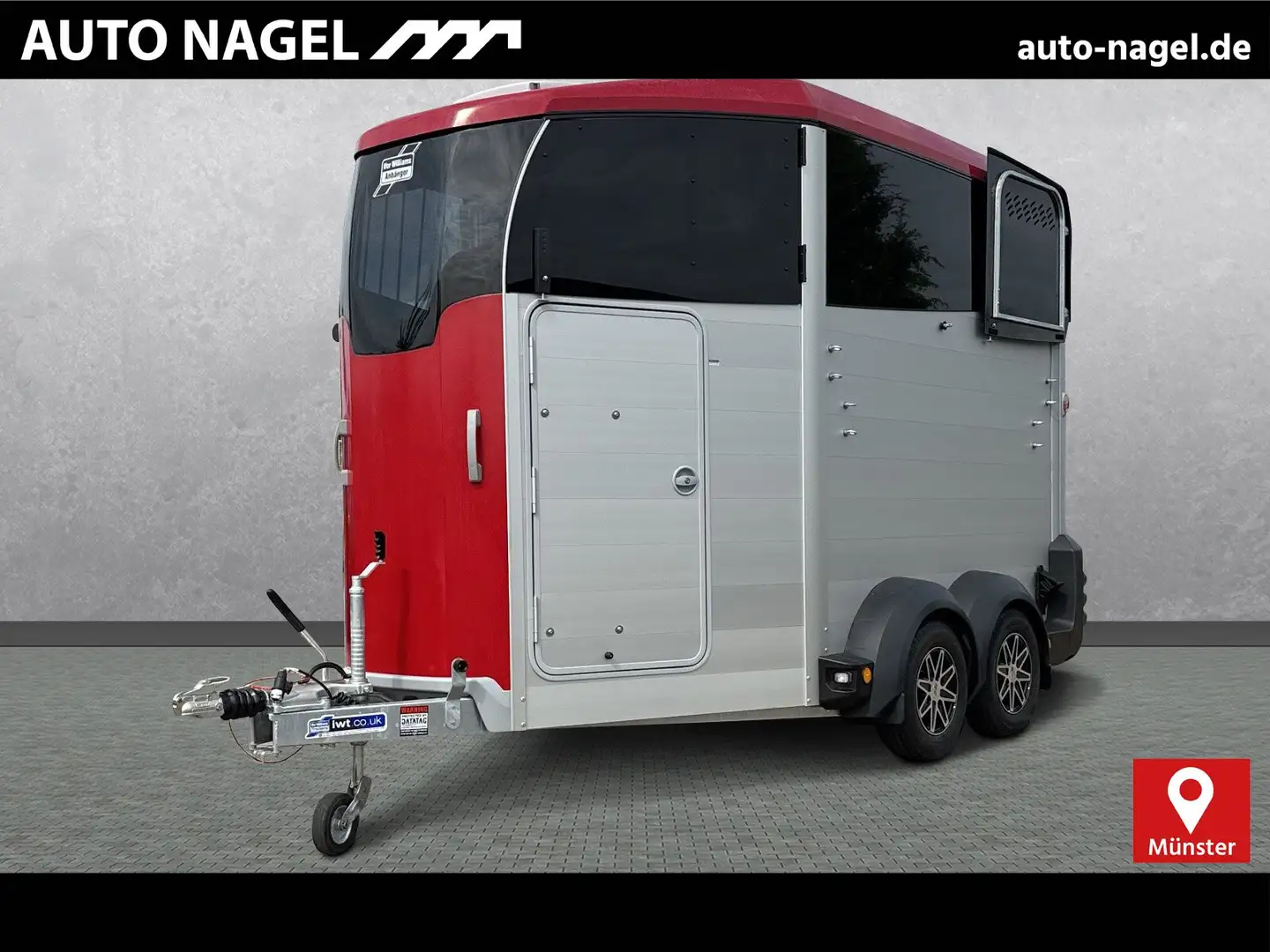 Ifor Williams HBX511 Frontausstieg, LM-Felgen, Sattelbox, Neu! Rouge - 1