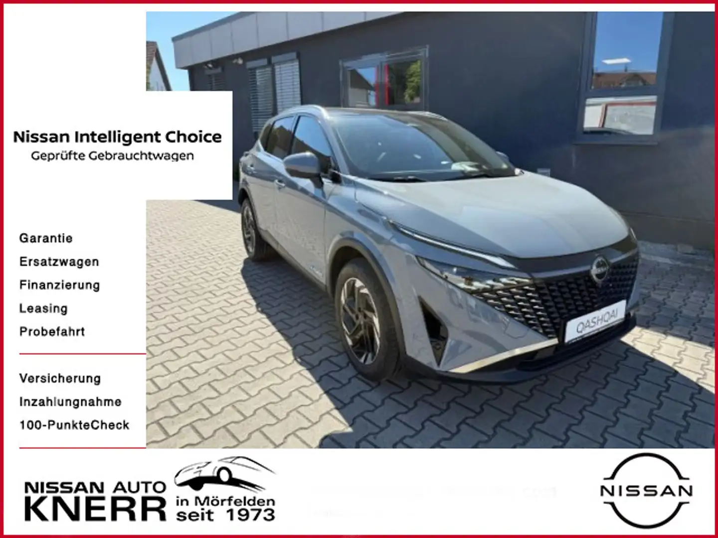 Nissan Qashqai 1,5 VC-T N-Connecta e-Power, Navi, Klima Grau - 1