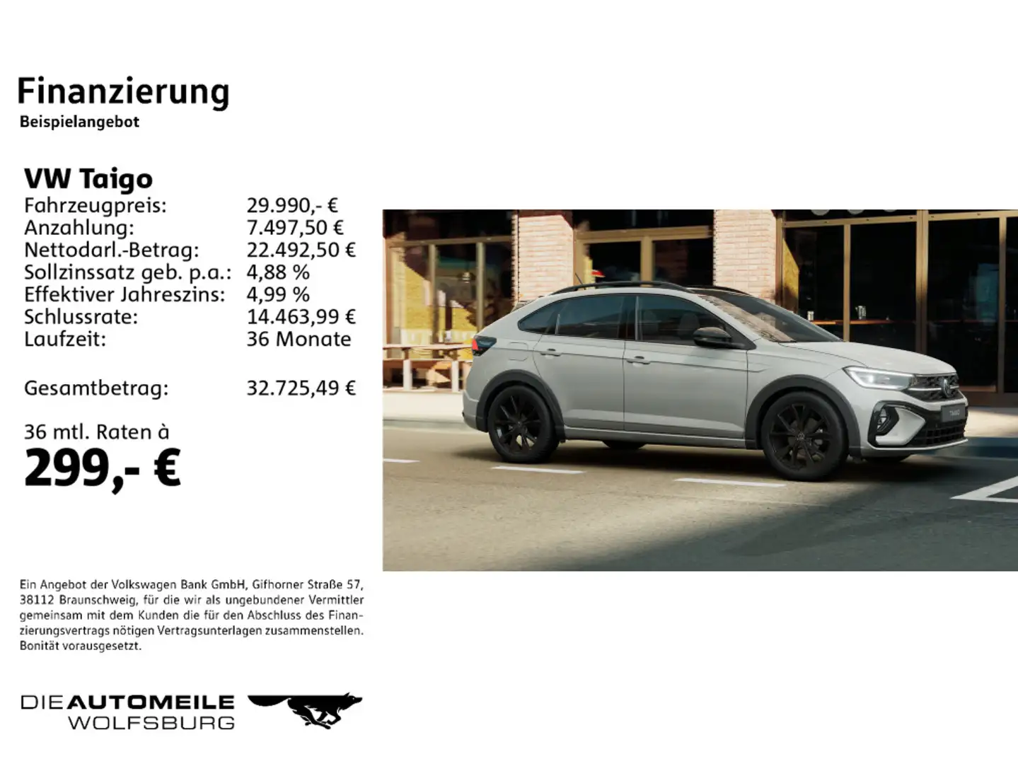 Volkswagen Taigo 1.0 TSI OPF DSG R-Line "Black Style" Gris - 2