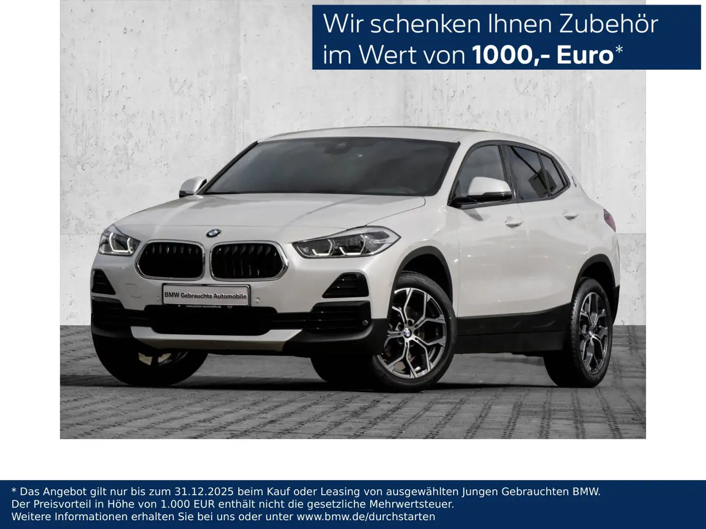BMW X2 sDrive18d Advantage Plus Navi LED RFK DAB Blanco - 1