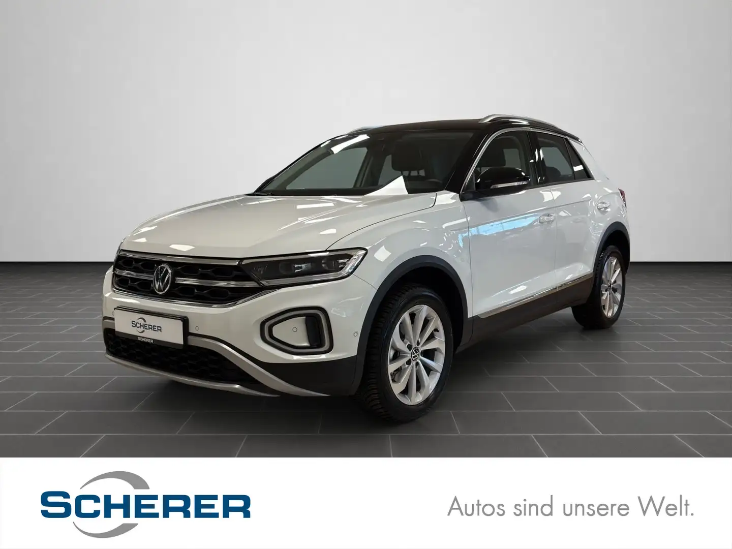 Volkswagen T-Roc 1.5 TSI Style DSG NAVI APP AHK RearView Weiß - 1