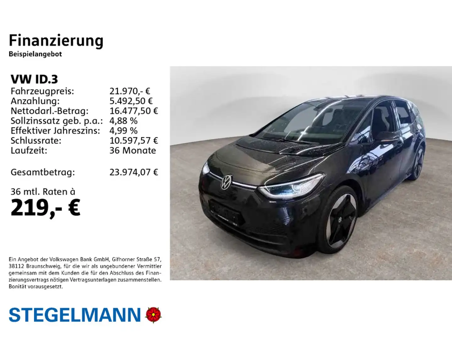 Volkswagen ID.3 Pro 150kW/58kWh *Pano*Navi*Matrix-LED* Grau - 2
