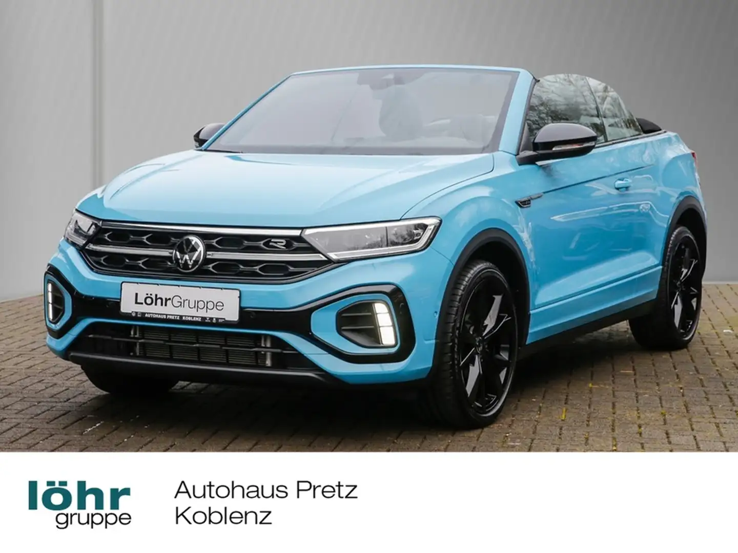 Volkswagen T-Roc Cabriolet 1.5 TSI DSG R-Line Black Style AHK, R... Bleu - 1