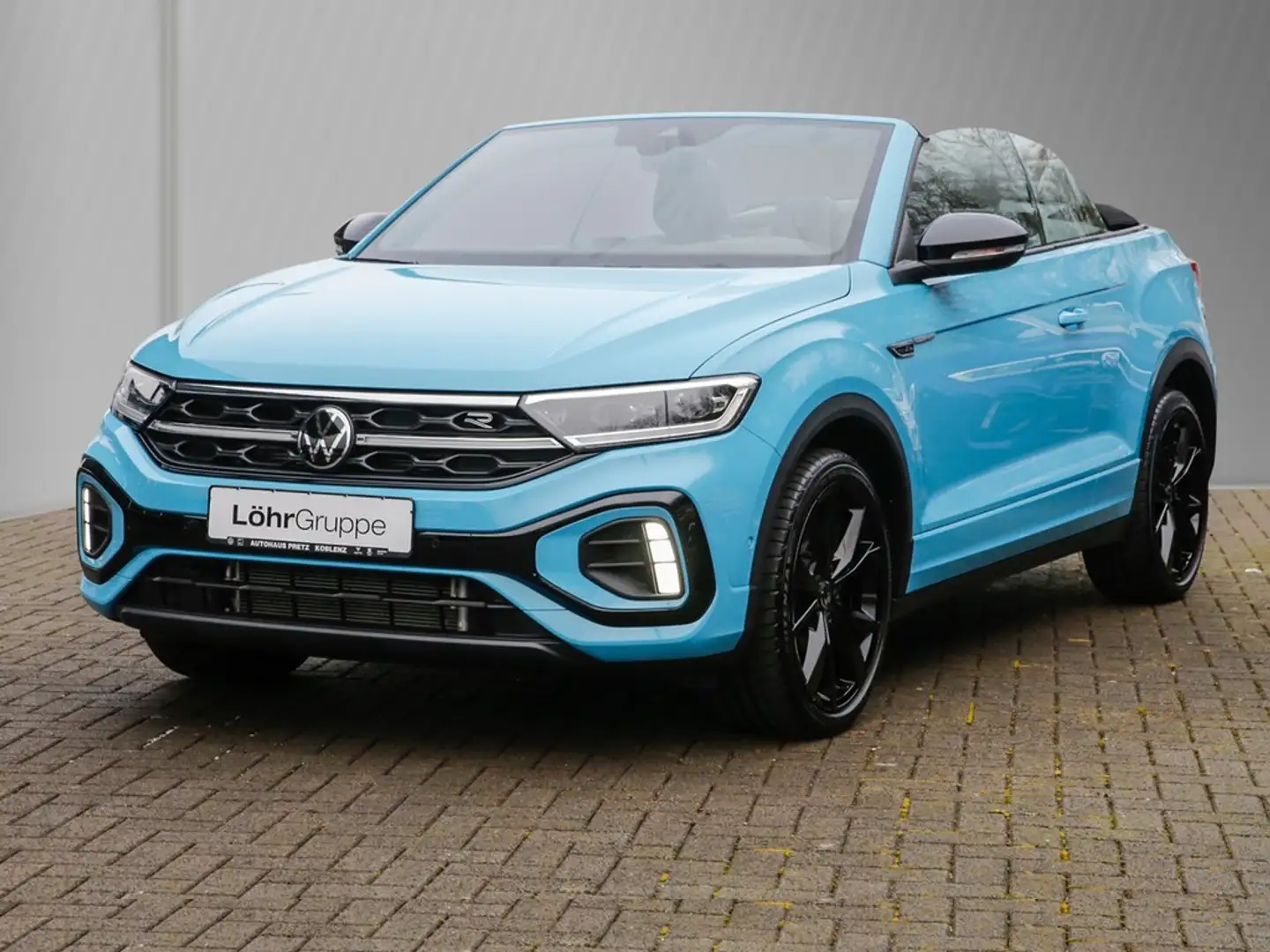 Volkswagen T-Roc Cabriolet 1.5 TSI DSG R-Line Black Style AHK, R... Bleu - 2