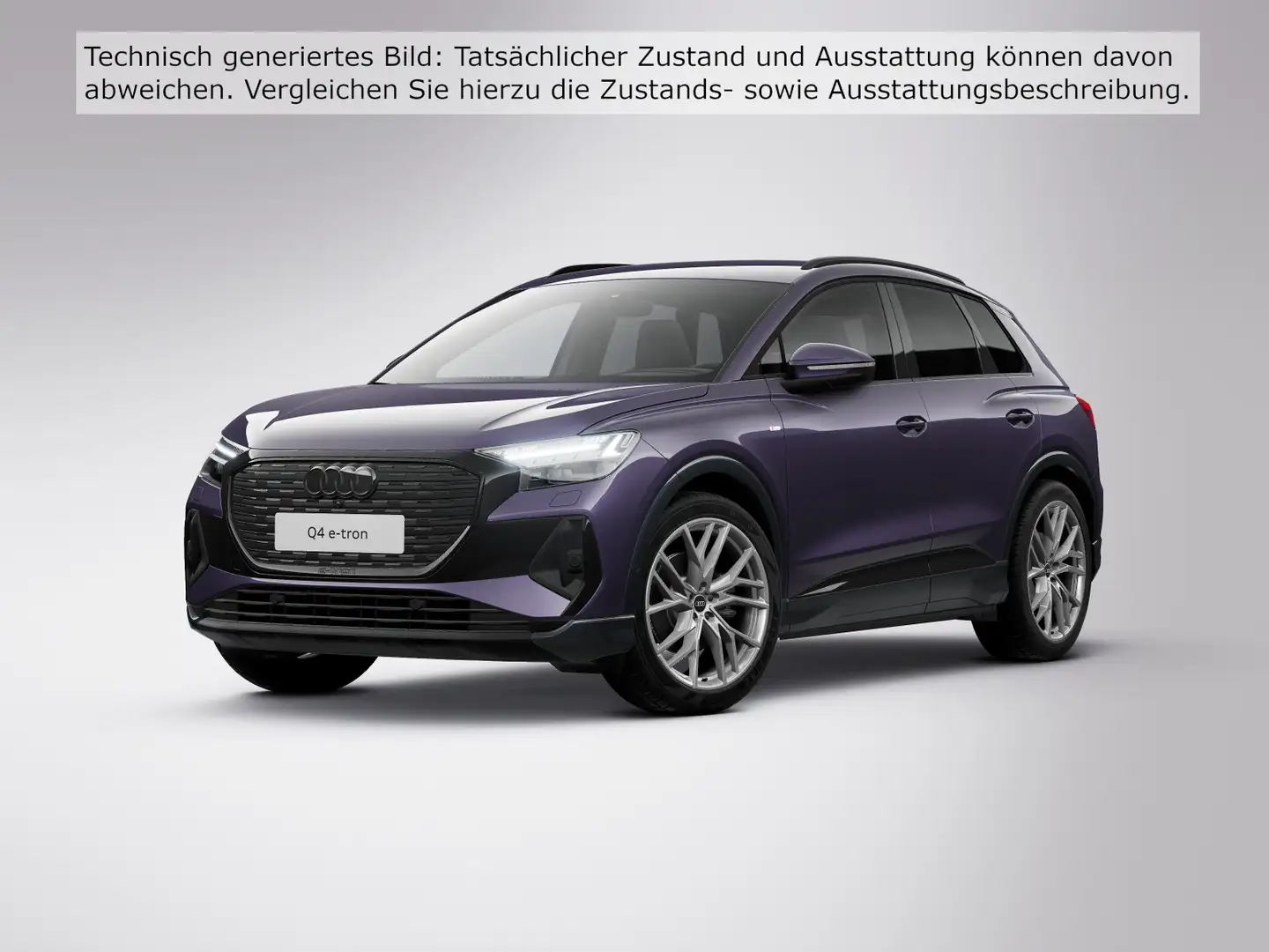 Audi Q4 e-tron 35 2x S LINE LM21 SONOS 360° AHK WÄRME Violett - 2