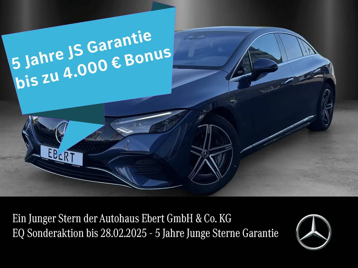 Mercedes-Benz EQE 350 EQE 500 AMG Prem+ AIRMATIC Massage 22kw TV Hyper Blu/Azzurro - 1
