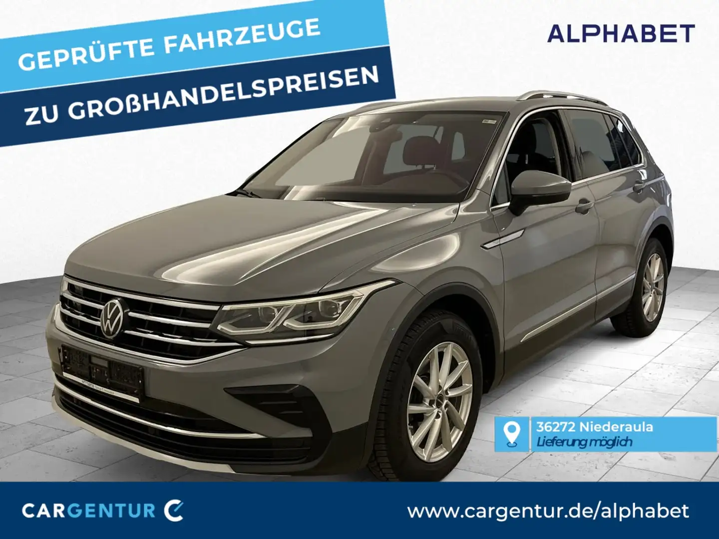 Volkswagen Tiguan 2.0 TDI Elegance Matrix Navi ACC AUT Grigio - 1