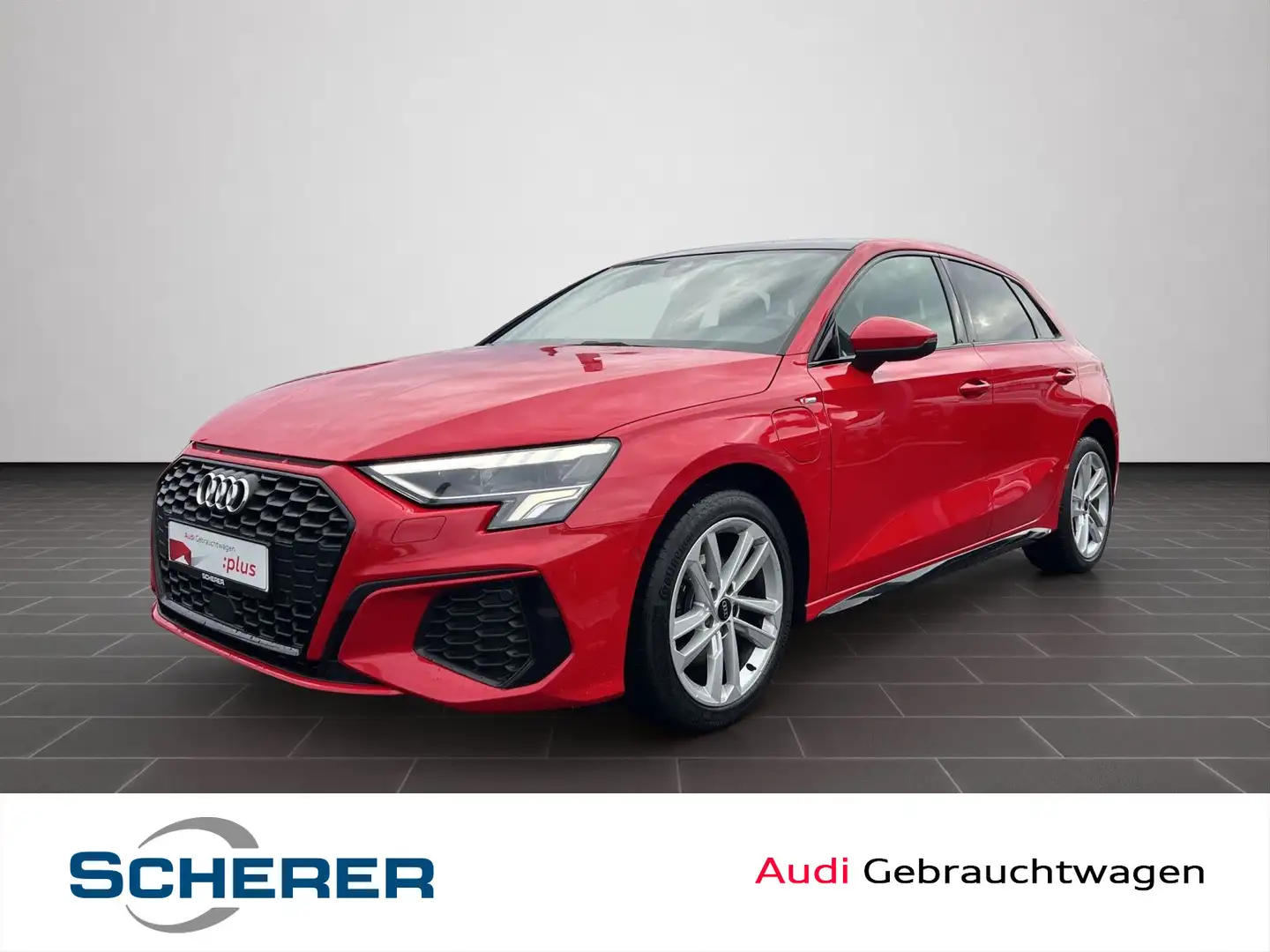 Audi A3 S line 40 TFSIe S tronic PANO NAVI Rot - 1