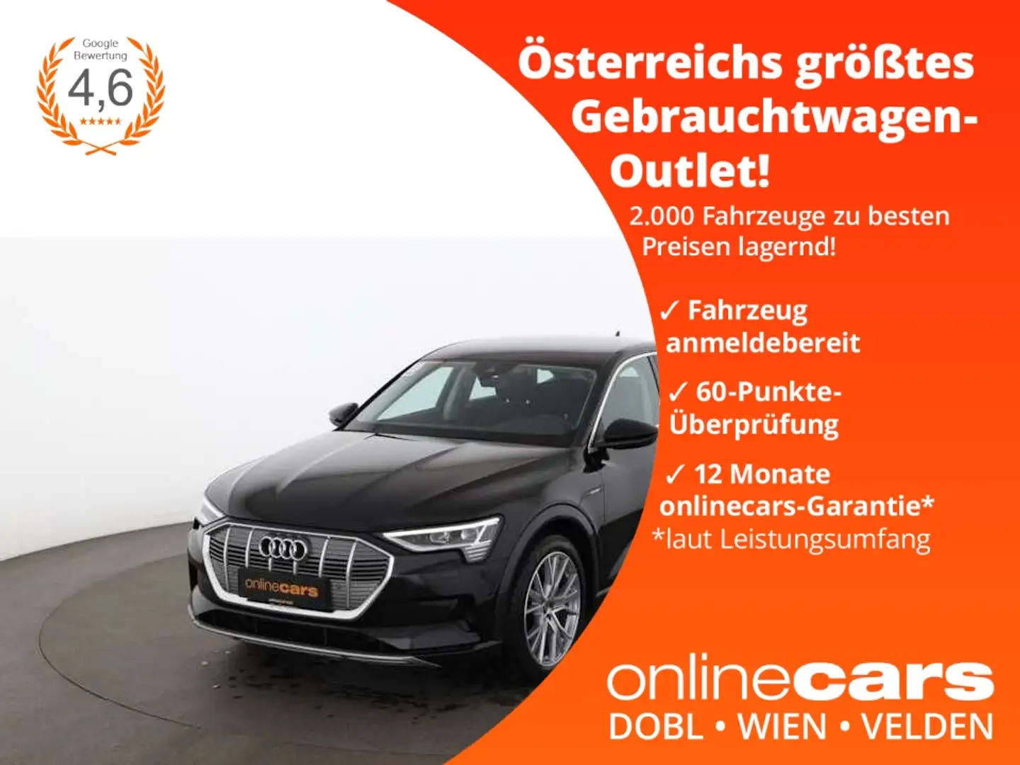 Audi e-tron SB 55 quattro advanced 95kWh Aut LED NAVI Schwarz - 1