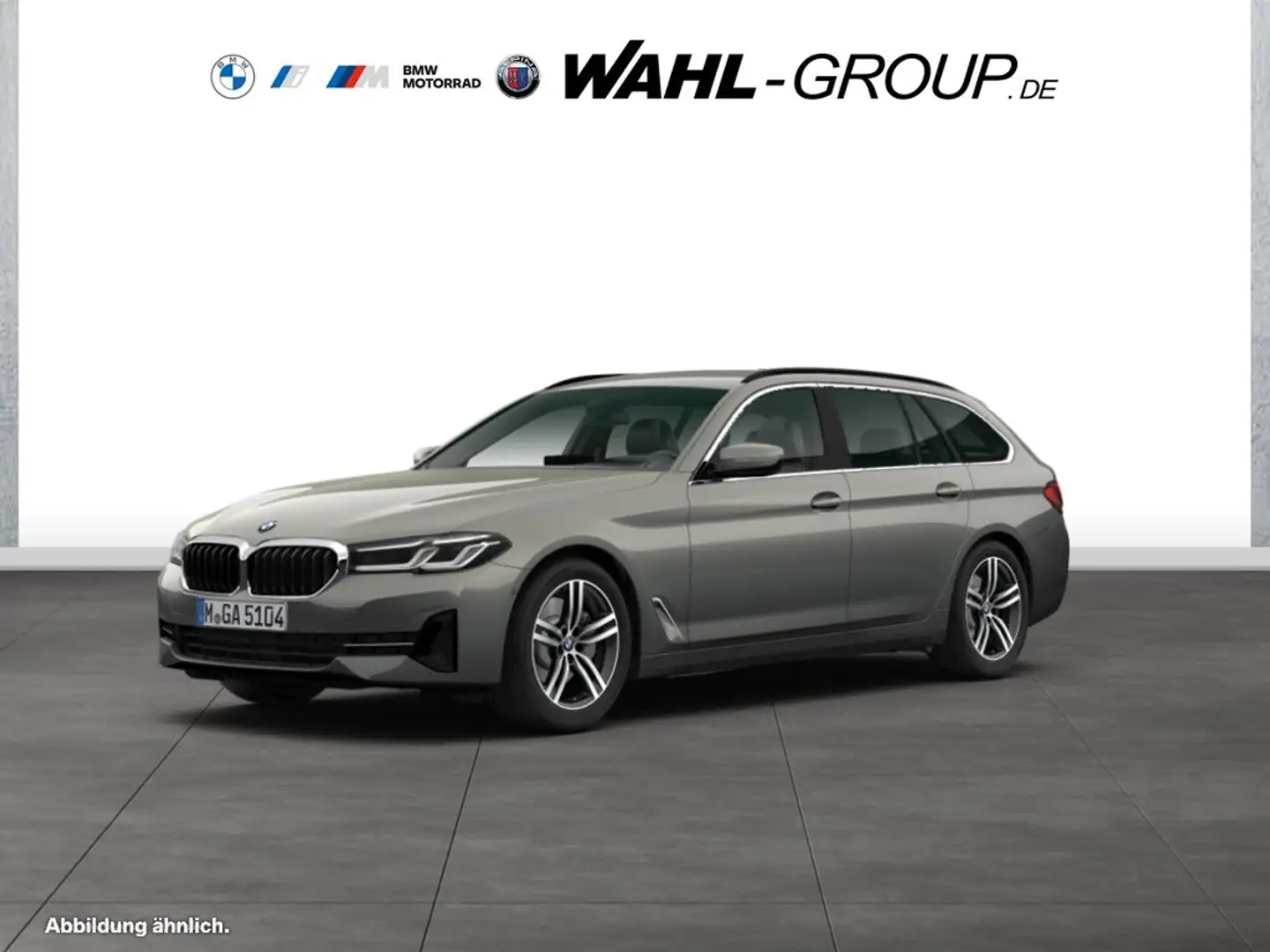 BMW 520 d TOURING LC PROF AHK ALARM SPORTSITZE HIFI  DAB W Grau - 1
