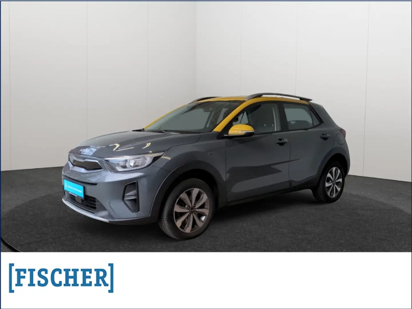 Kia Stonic 1.0 TGDI DCT Vision Navi SHZ Carplay Rear View DAB Grau - 1