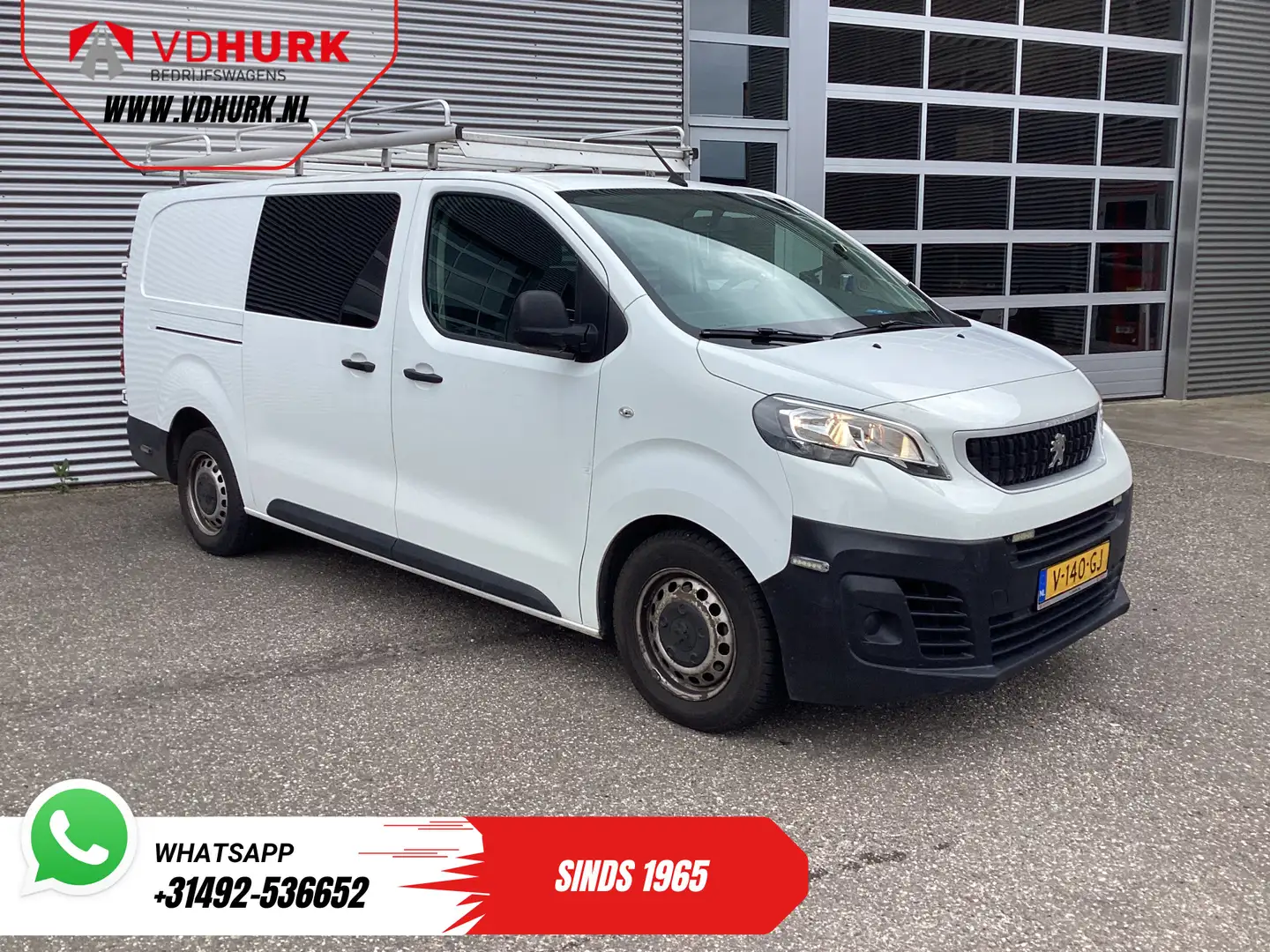 Peugeot Expert 2.0 HDI 120 pk DC Dubbel Cabine EXPORT ONLY Airco/ Wit - 1
