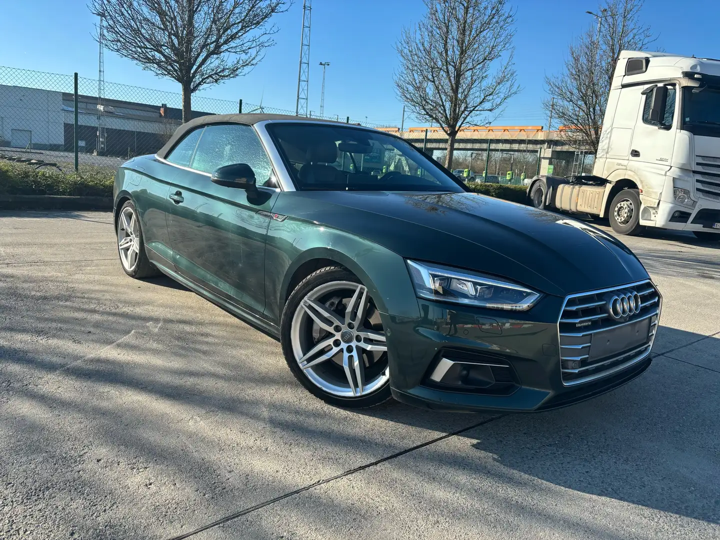 Audi A5 Cabriolet 2.0 TFSI S-LINE S tronic B&O Sound Grün - 2