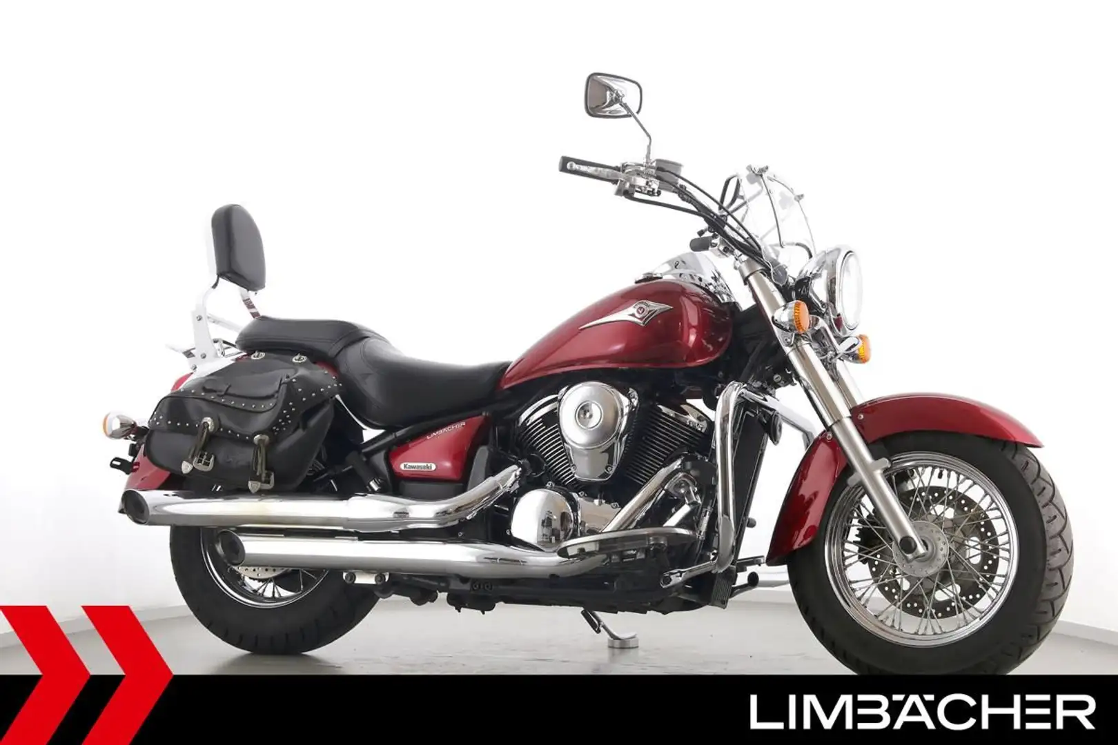 Kawasaki VN 900 CLASSIC - SCHEIBE, TASCHEN Roşu - 1