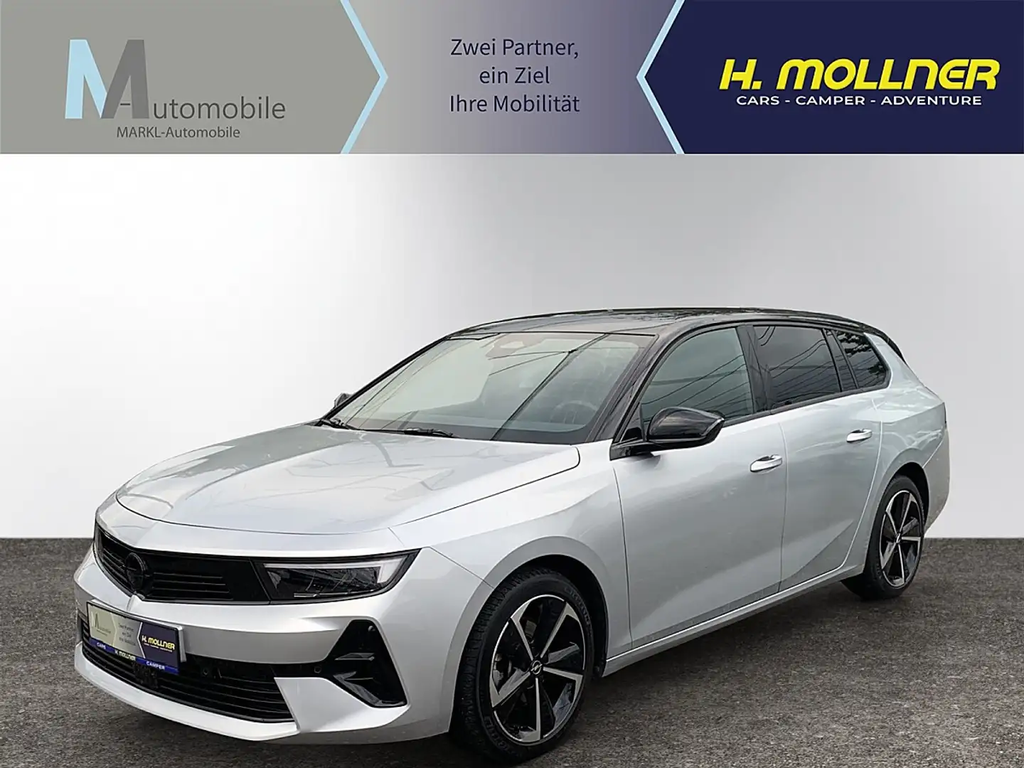 Opel Astra ST 1,2 Turbo GS Silber - 1